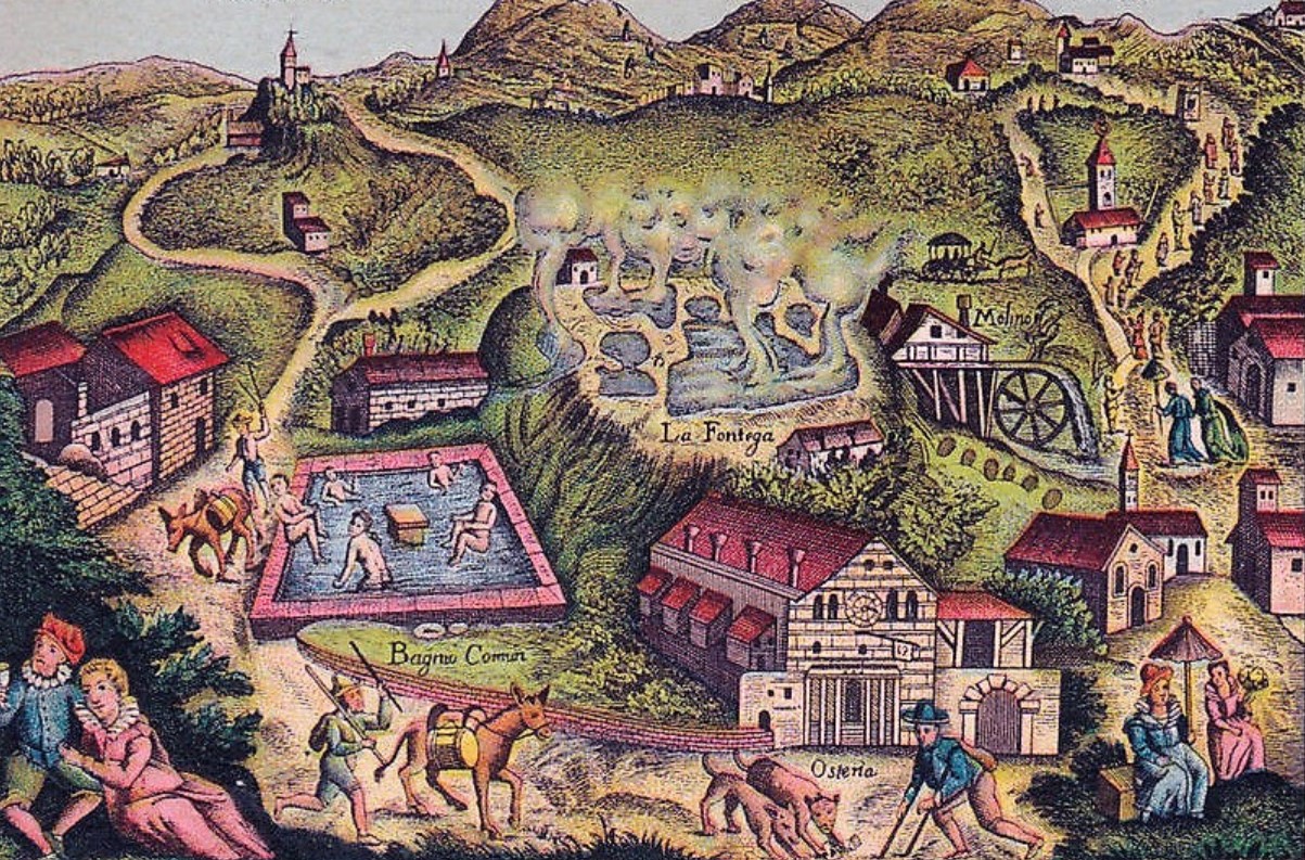 Abano Terme by Domenico Vandelli (1761)
