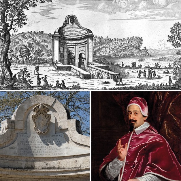 Like a rural fountain became the 17th century pharmacy of Rome