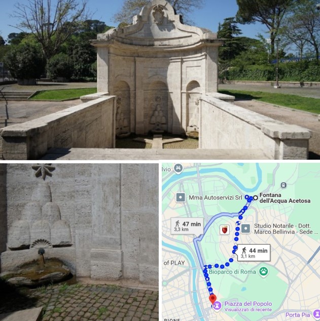 The Acqua Acetosa Fountain
