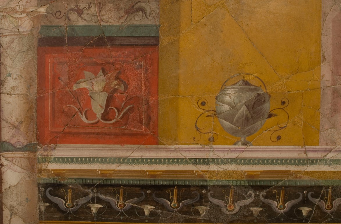 House of Augustus, detail of the decoration of the private study