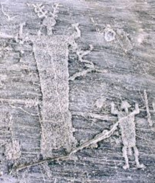 The God Cernunnos (the end of the 6th century-early 5th century BCE), Valcamonica