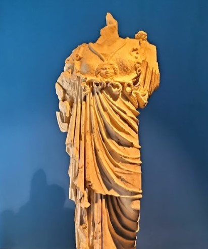 Statue of Minerva Hygieia- - National Archaeological Museum of the Valle Camonica, Cividate Camuno, Brescia.