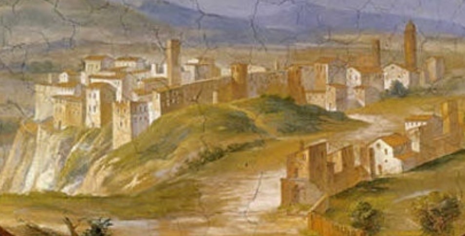 Canino in an ancient fresco.