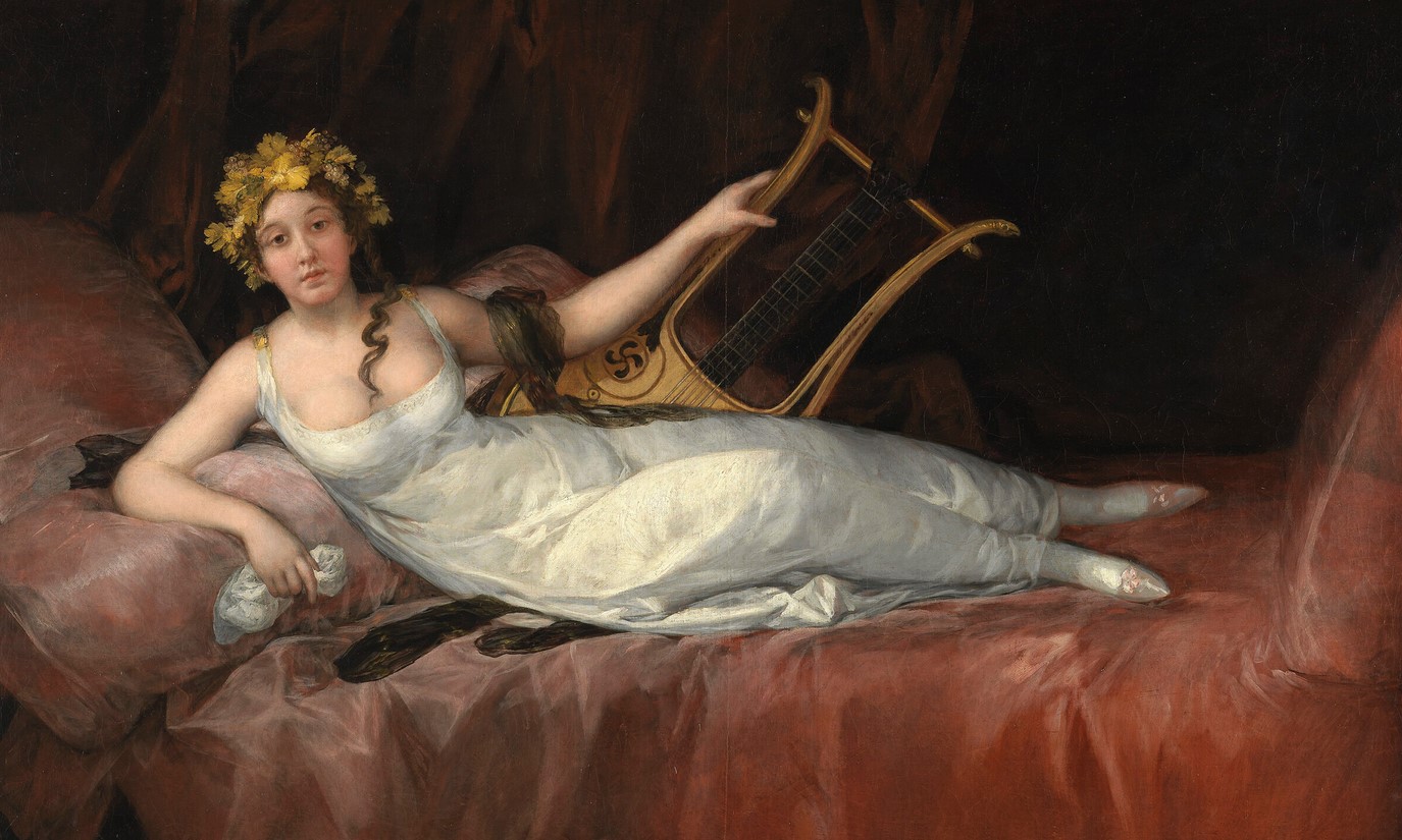 Portrait of Joaquina Téllez-Girón, the Marquise of Santa Cruz, by Francisco Goya 1805