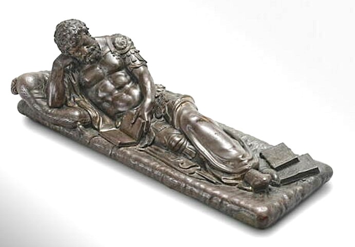 Statue of Alberto III Pio di Savoy (1475-1531), count of Carpi (died 1531)