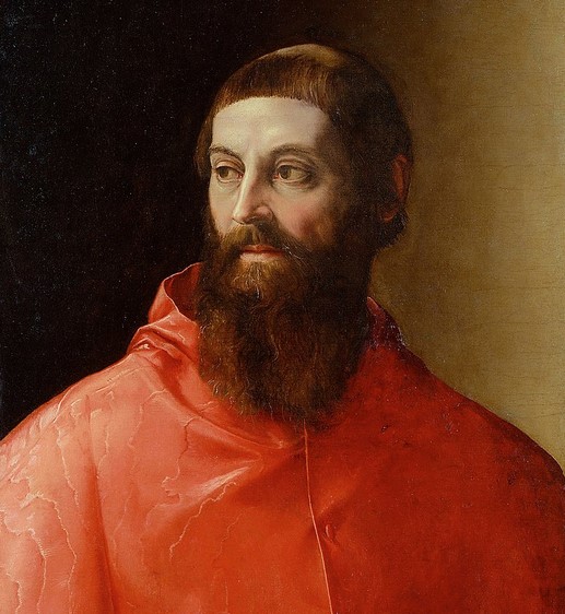 Portrait of Cardinal Rodolfo Pio (1500-1564) in 1540 by Francesco Salviati (?–1563)