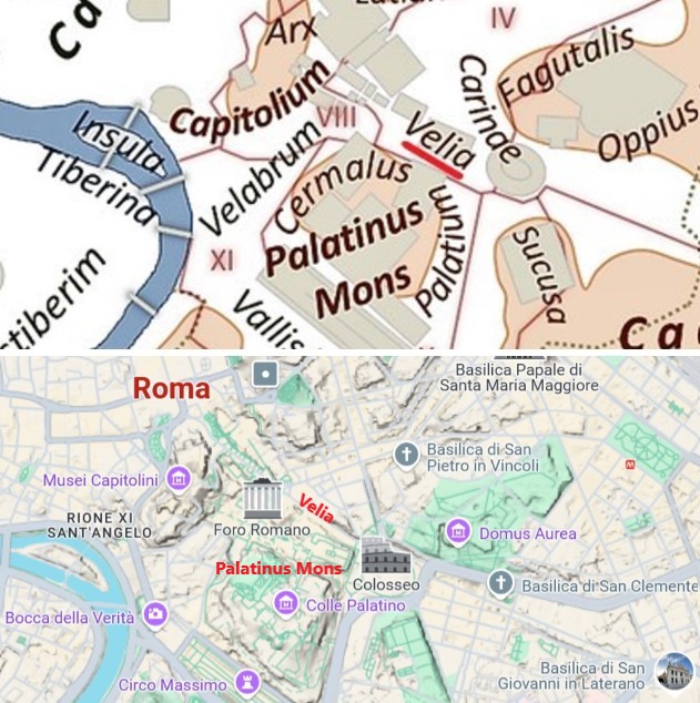 Location of the Velia.