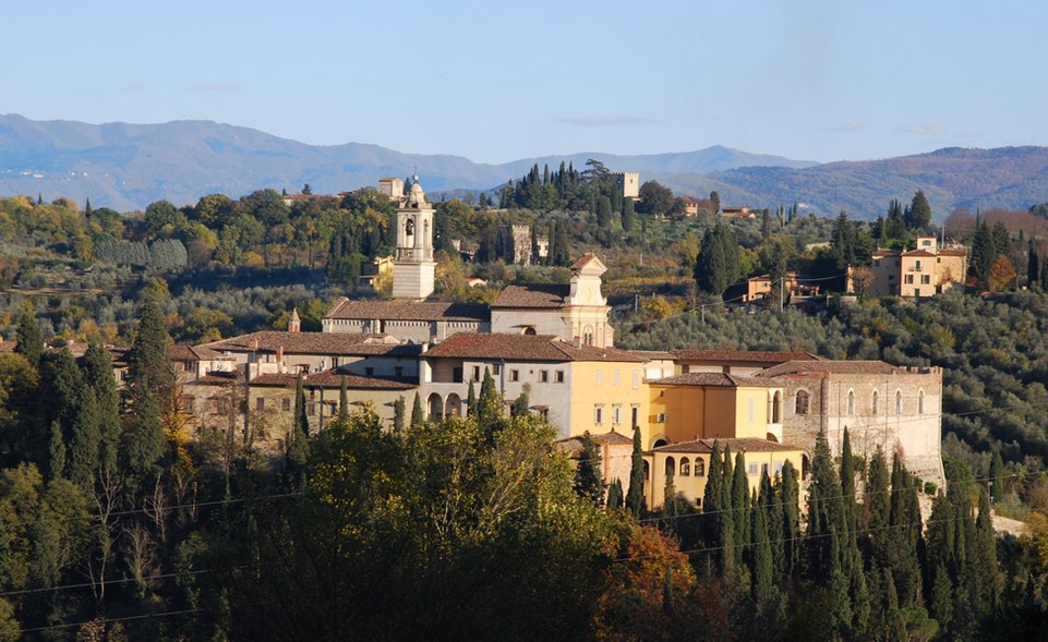Florence Charterhouse, Florence, Italy. Monastery: overview from Le Gore (Via Volterrana)xx