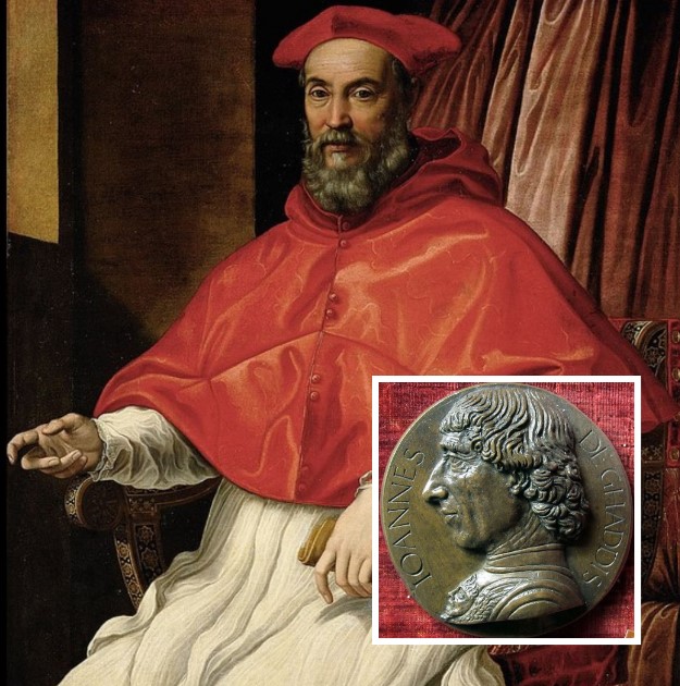 Portrait of Niccolò Gaddi by Jacopino del Conte and medal of Giovanni Gaddi, Florentine School (c. 1480–1510)