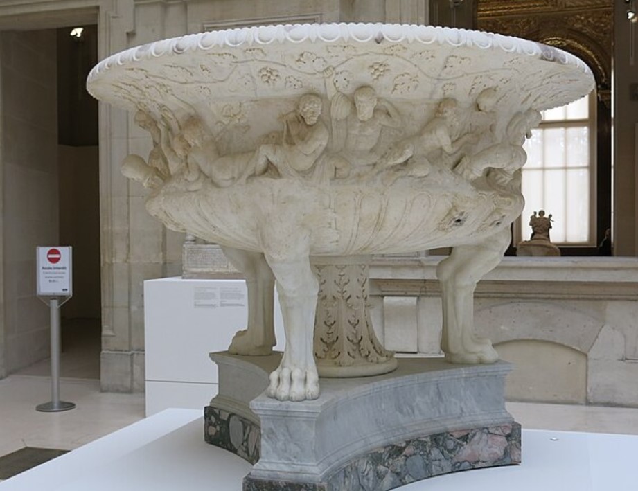 Vase or krater with Bacchic scenes, known as the Tazza Cesi.