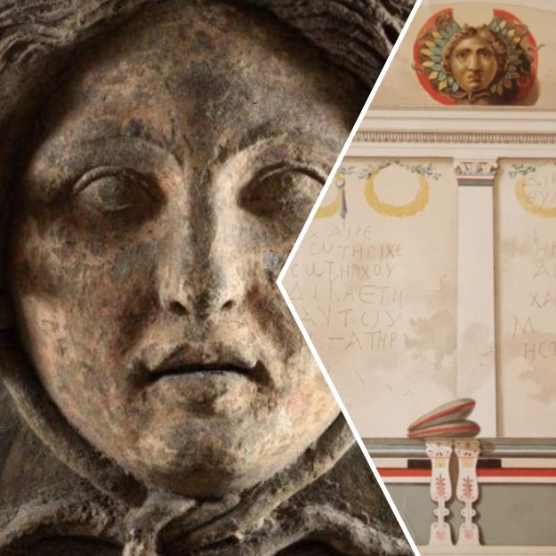 Hypogeum C, lower level: Medusa's head