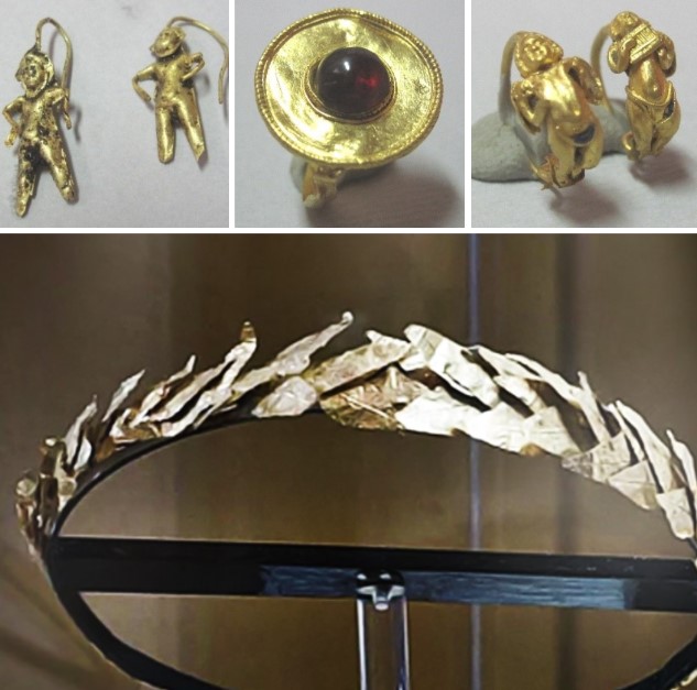 Archaeological finds found in Abakainon visible at the Santi Furnari Archaeological Museum, Via Francesco Todaro 152, Tripi.