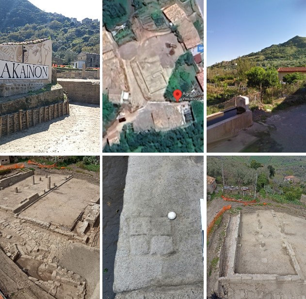 The stoà in Abakainon