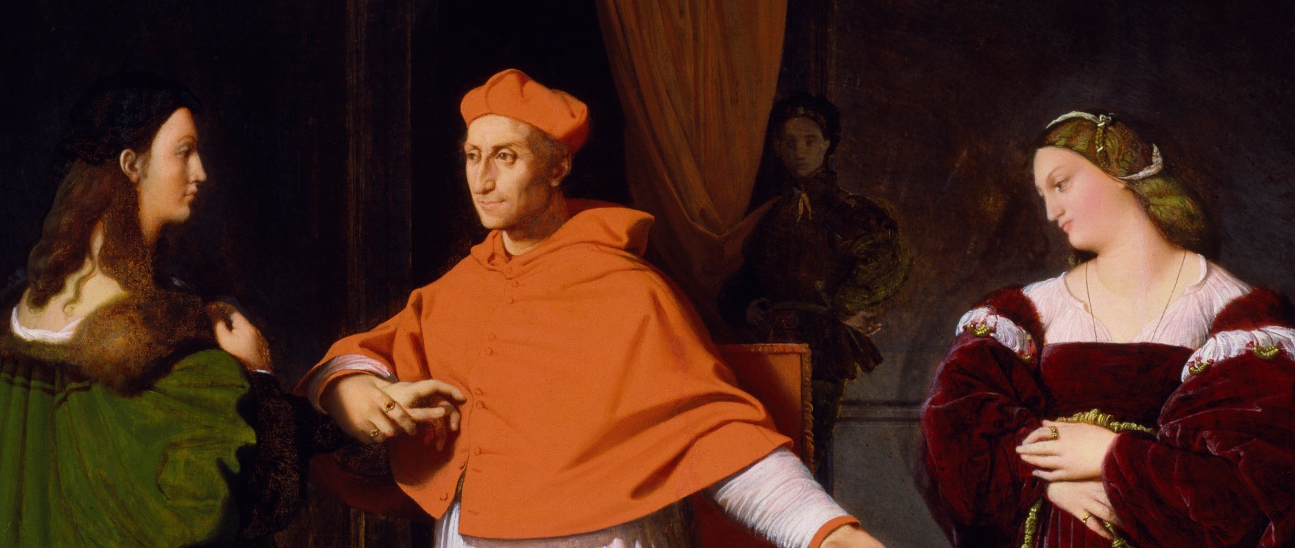 Raphael and the niece of Cardinal Bibbiena.
