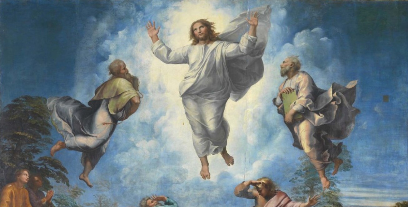A detail of 'The Transfiguration'(1516-1520) by Raffaello, Pinacoteca Vaticana