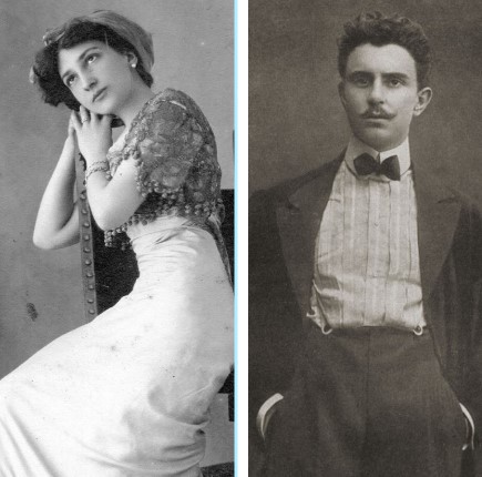 Vincenzo Florio Jr. (1883–1959) and Annina Alliata di Montereale (1885–1911) – his first wife, who died tragically young of cholera just two years after their marriage.