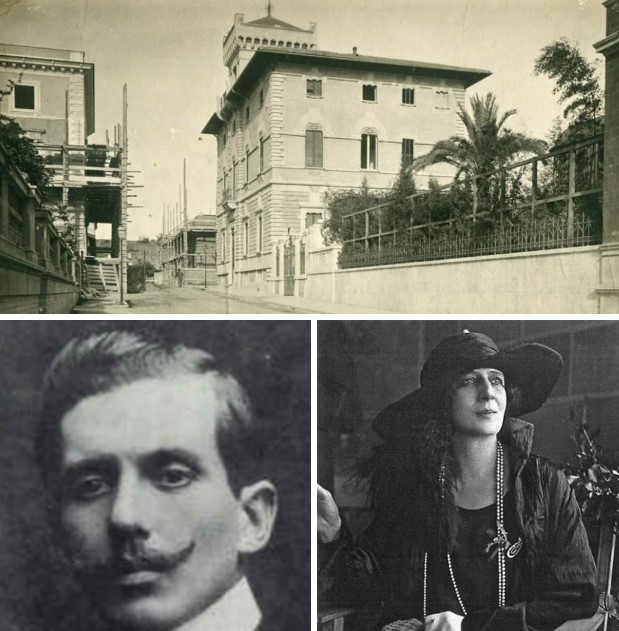 The Florio Villa on Via Abruzzi in Rome – Franca and Ignazio Florio Jr. (1903).